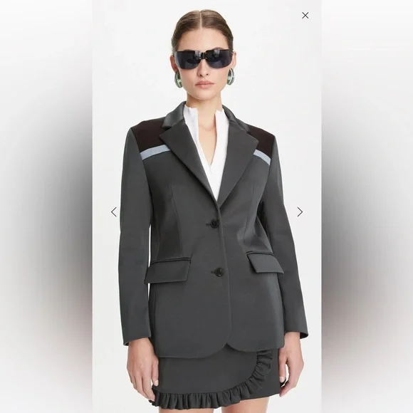 NWT Tory Burch Colorblock Blazer - Picture 1 of 5